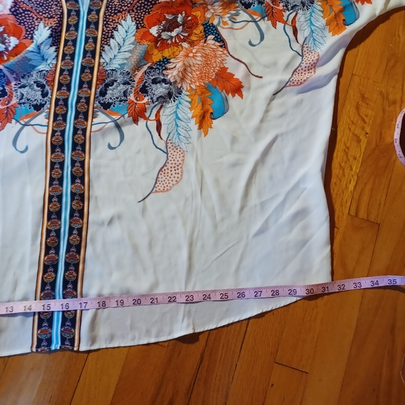 Rose & Olive beautiful top or cover up 3X - Picture 6 of 12